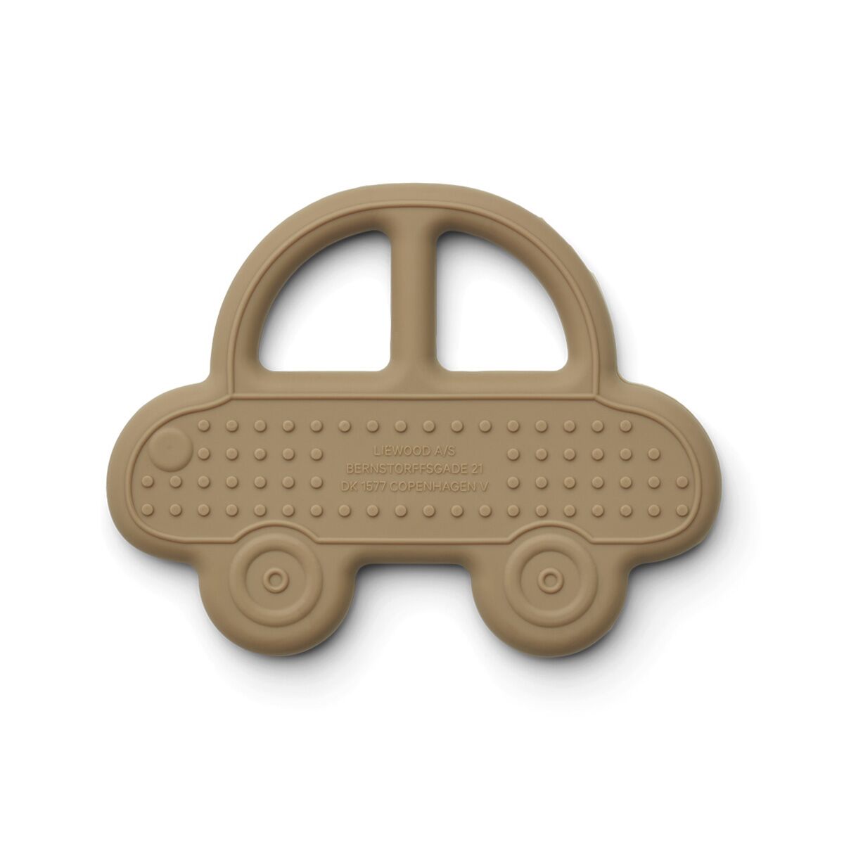DELISTED Liewood Gemma Beißring Car „oat“, Silikon