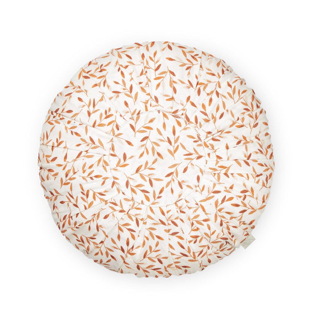 Cam Cam Kissen „Caramel Leaves“, rund, OCS, ø30cm