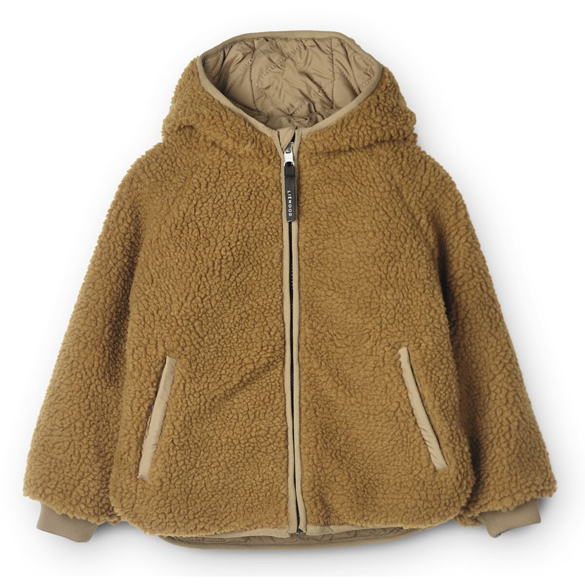 Liewood Jackson Thermo-Wendejacke für Kinder „Oat / Golden caramel mix“, 1-7 Jahre