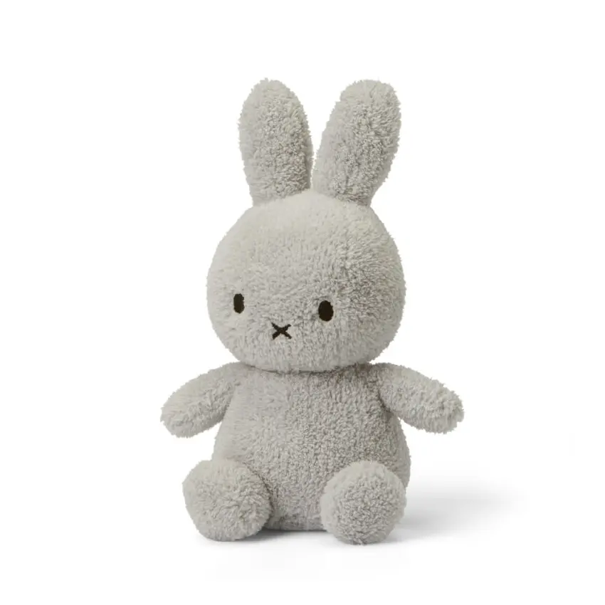 Miffy Kuschelhase Terry „Light Grey“ Sitting 23 cm