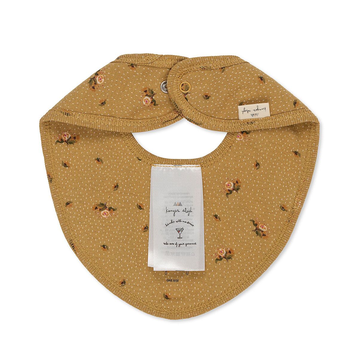DELISTED Konges Sløjd Bandana-Lätzchen „Flower Bouquet Dijon“ – Bild 2