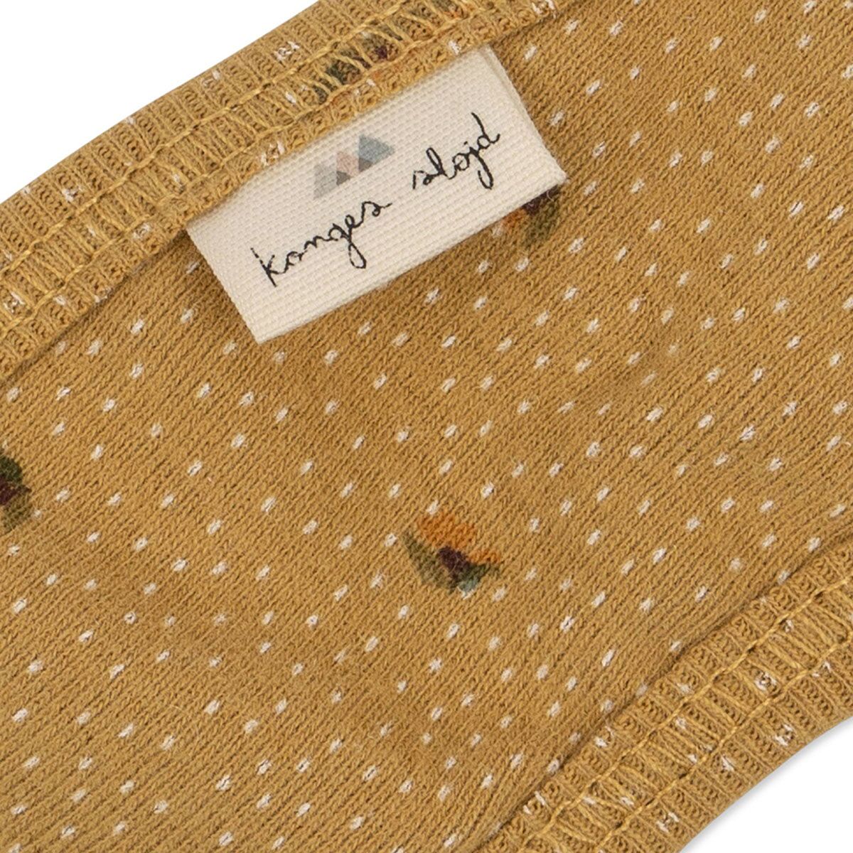 DELISTED Konges Sløjd Bandana-Lätzchen „Flower Bouquet Dijon“ – Bild 4