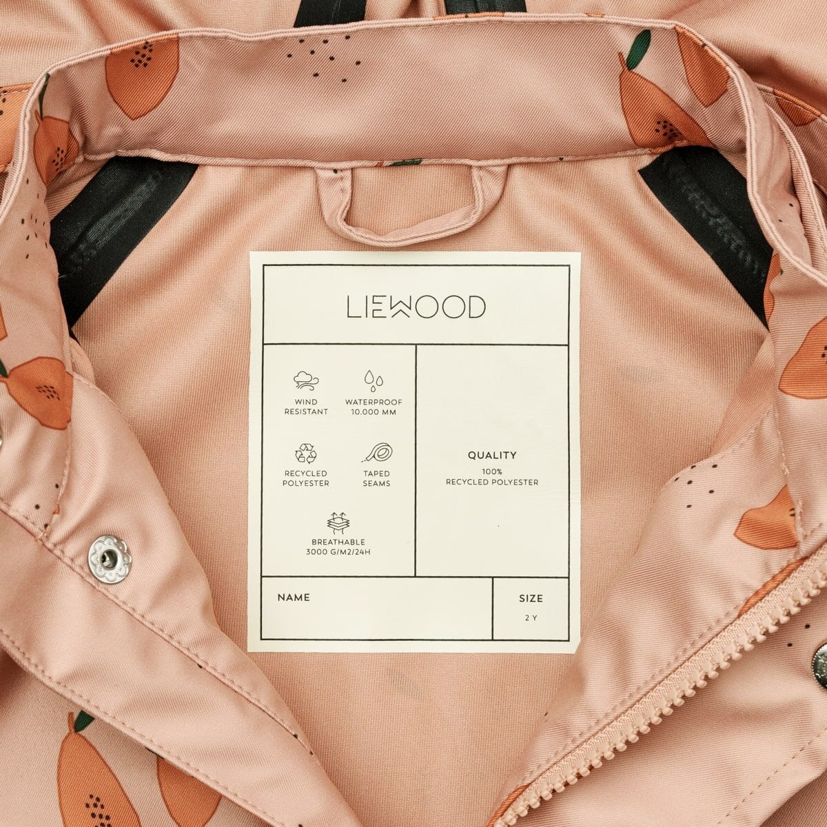 DELISTED Liewood Dakota Regenbekleidungs-Set „Papaya / Pale tuscany“ – Bild 4