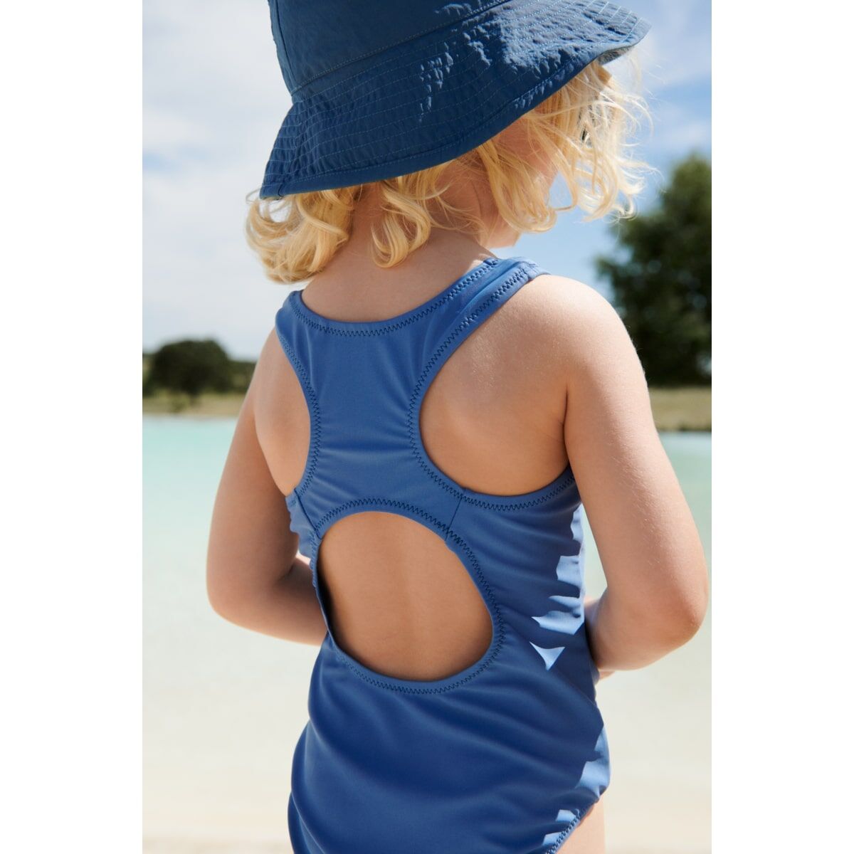 Liewood Kinder-Anglerhut Damon „Sea blue / White“, UV 30+, 0-1 Jahre – Bild 5