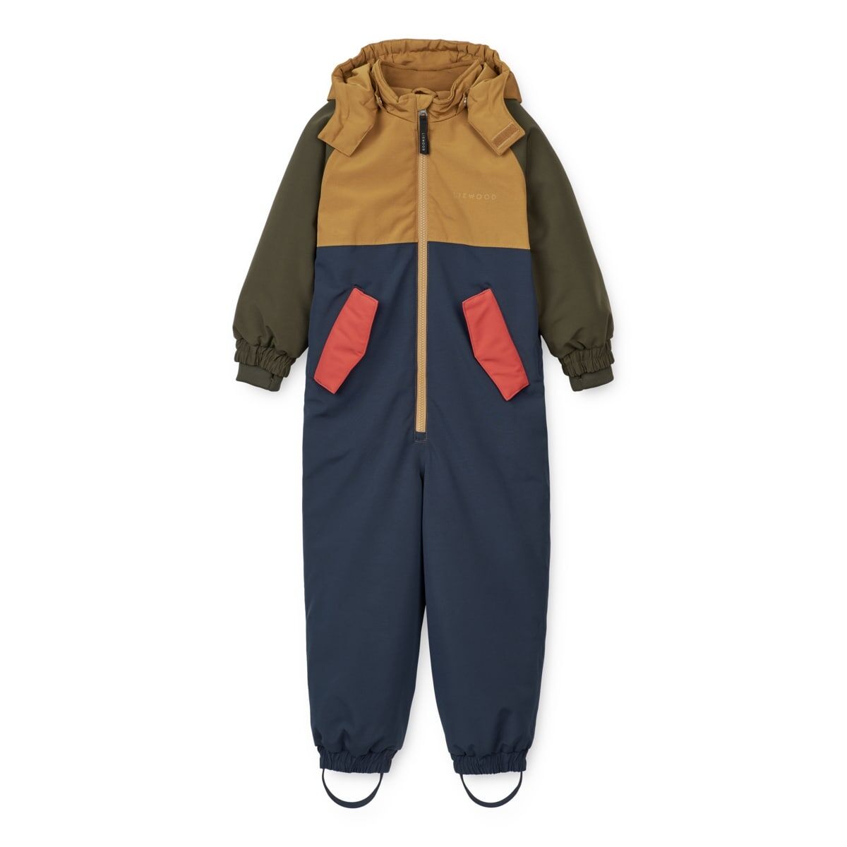 Liewood Sne Schneeanzug für Kinder „Army brown multi mix“