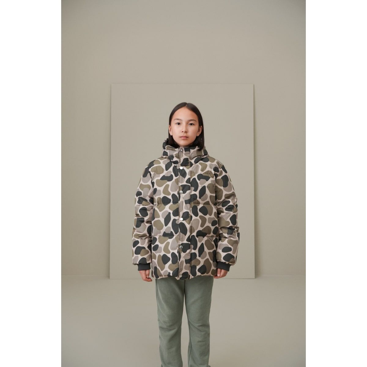 DELISTED Liewood Palle Daunenjacke für Kinder „Mega leo / Oat mix“ – Bild 10