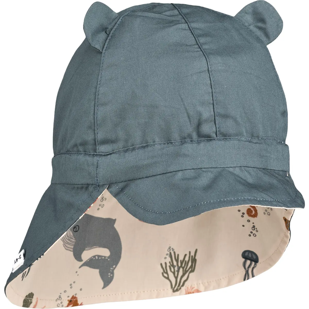 Liewood Wende-Sonnenhut Gorm „Sea creature / Sandy“