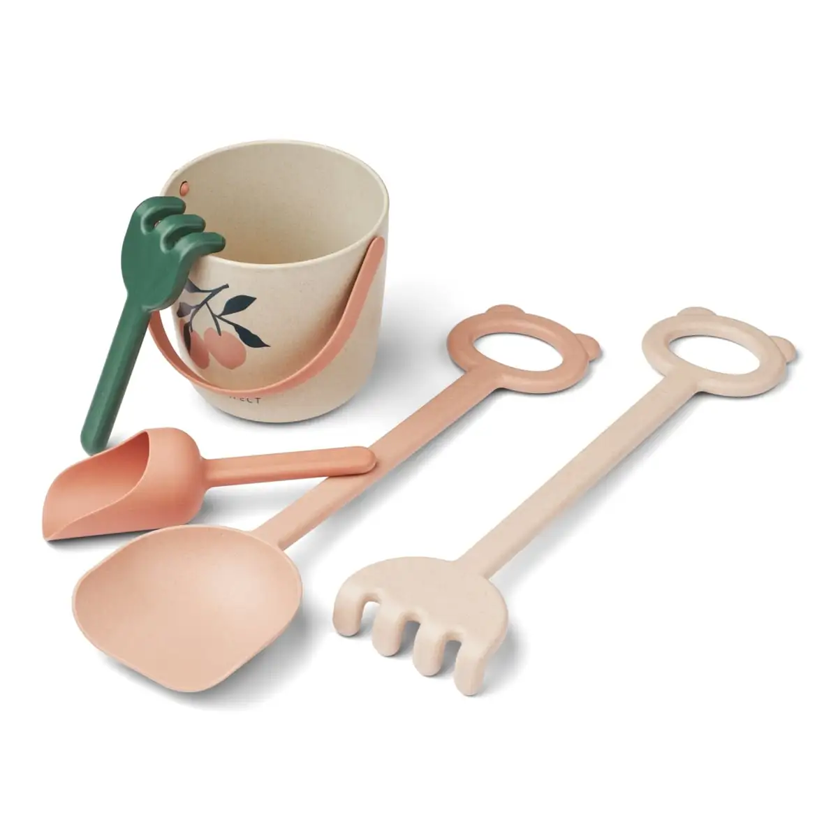 Liewood Harper Strand-/Sandset „Peach multi mix“, 5-teilig