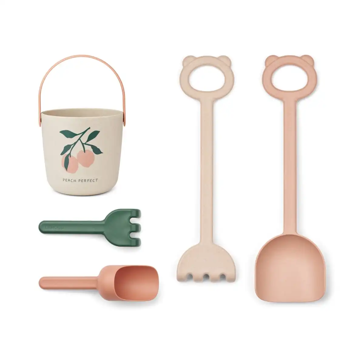 Liewood Harper Strand-/Sandset „Peach multi mix“, 5-teilig