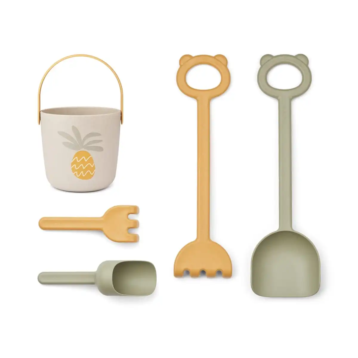 Liewood Harper Strand-/Sandset „Pineapple multi mix“, 5-teilig