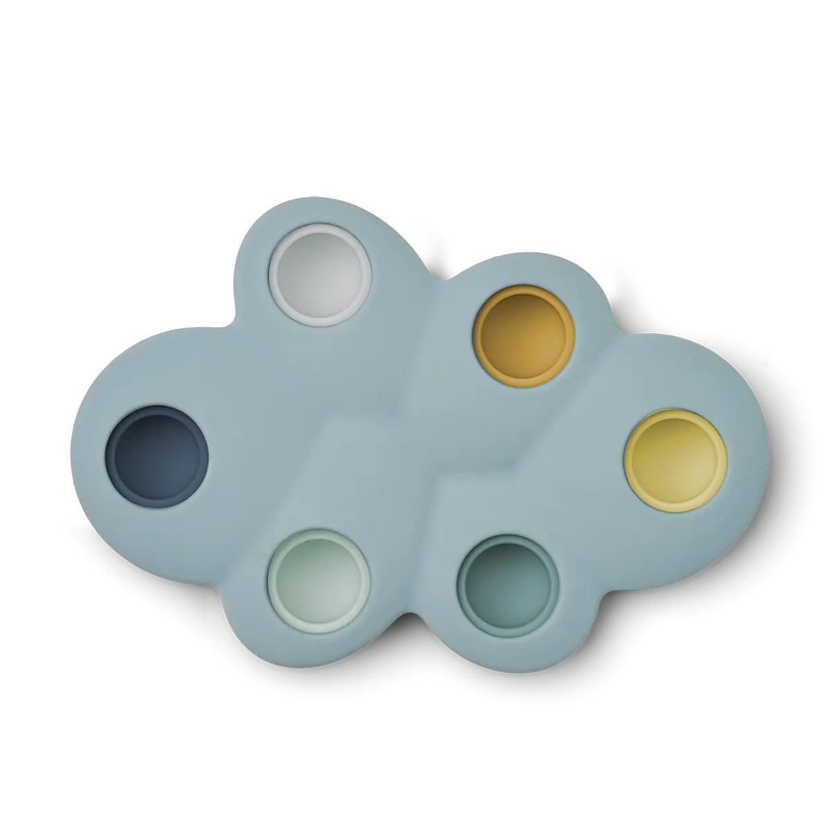 Liewood Pop It Fidget Spielzeug Anne „Cloud / Whale blue mix“ aus Silikon
