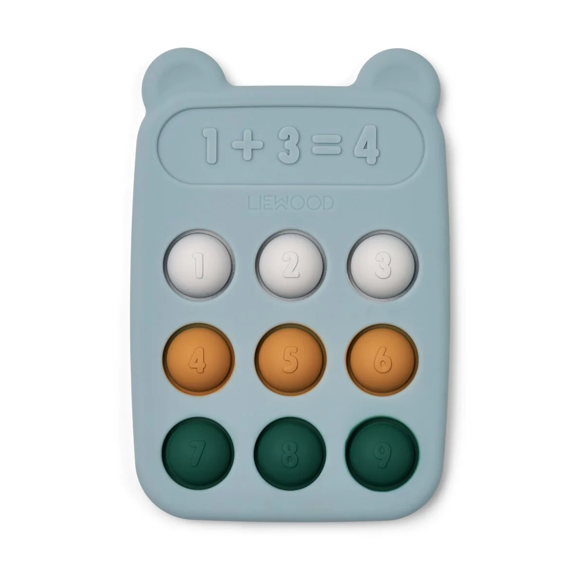 Liewood Pop It Fidget Spielzeug Anne „Sea blue multi mix“ aus Silikon