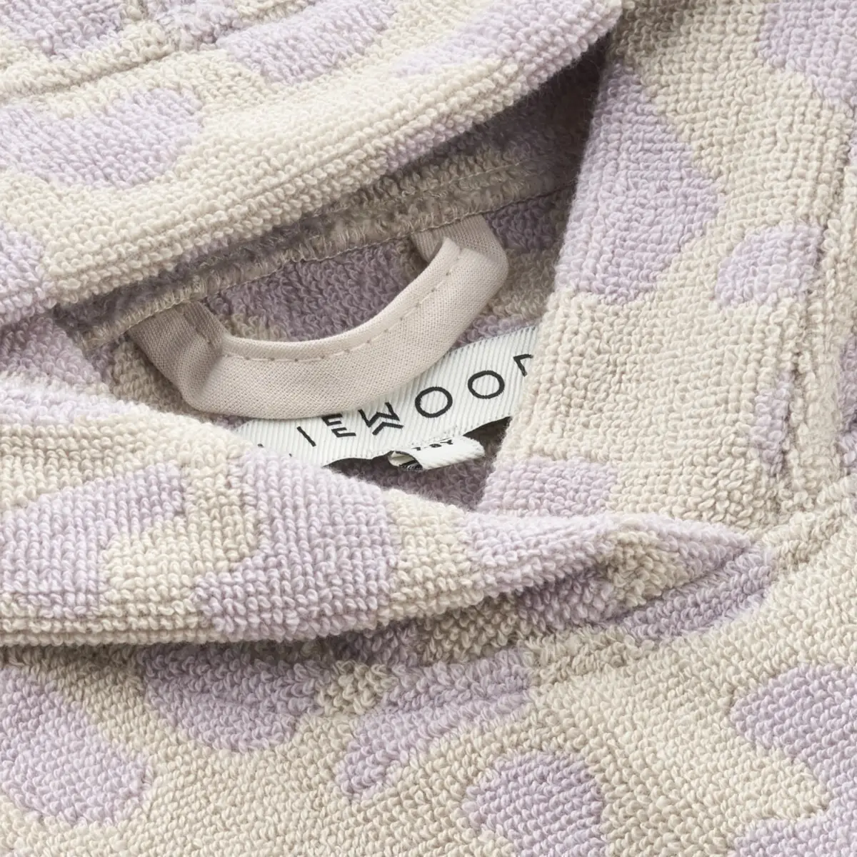 Liewood Emilia Poncho-Bademantel „Leo / Misty lilac“