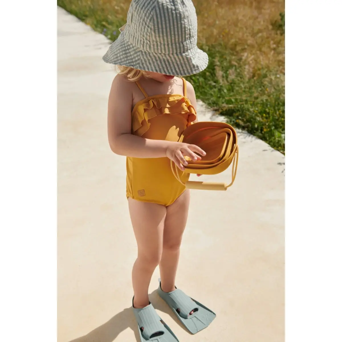Liewood Sonnenhut Sunneva „Sea shell / Pale tuscany“, 0M - 2J – Bild 3