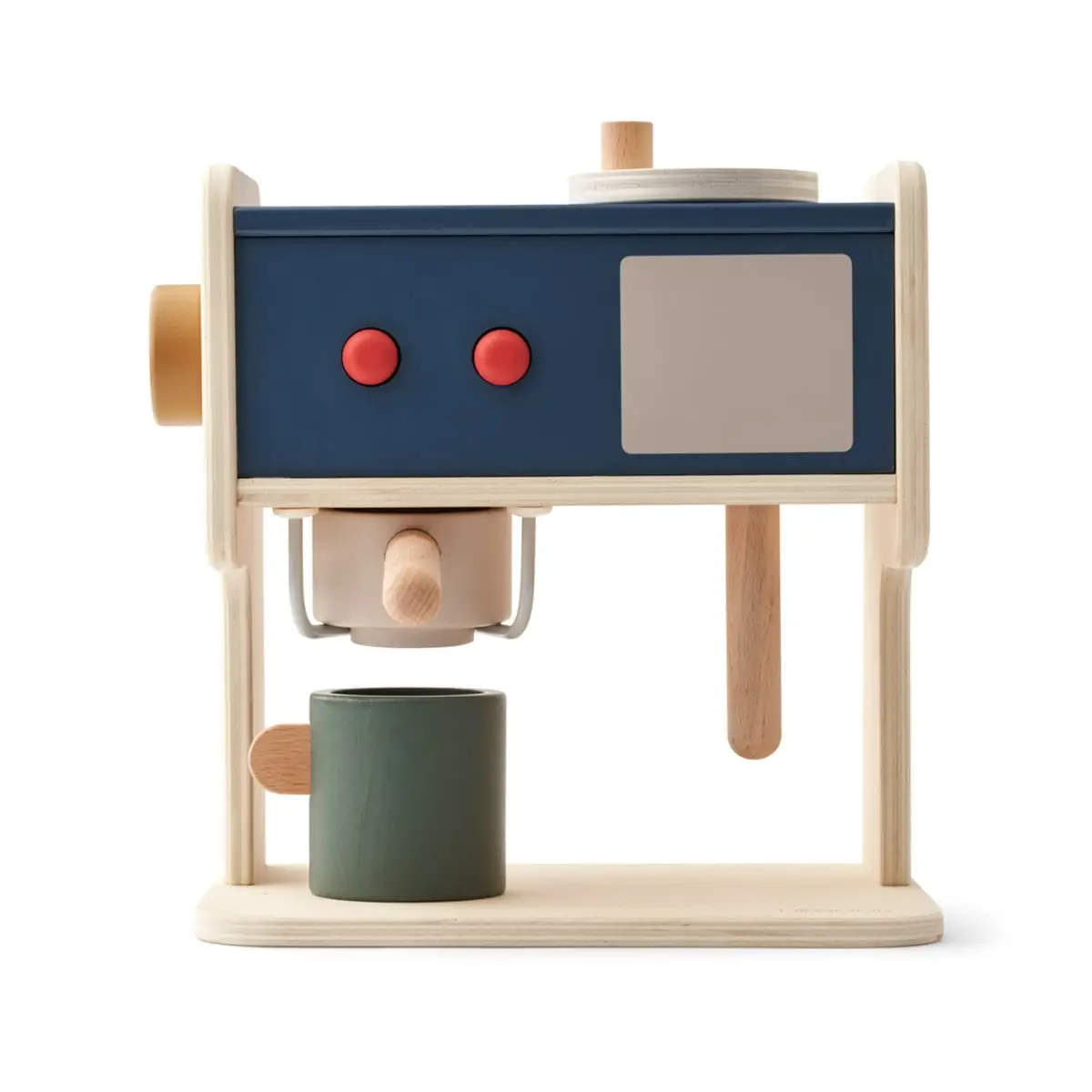 Liewood Spielzeug-Espressomaschine Titouan „Indigo blue multi mix“, 22x20x15cm