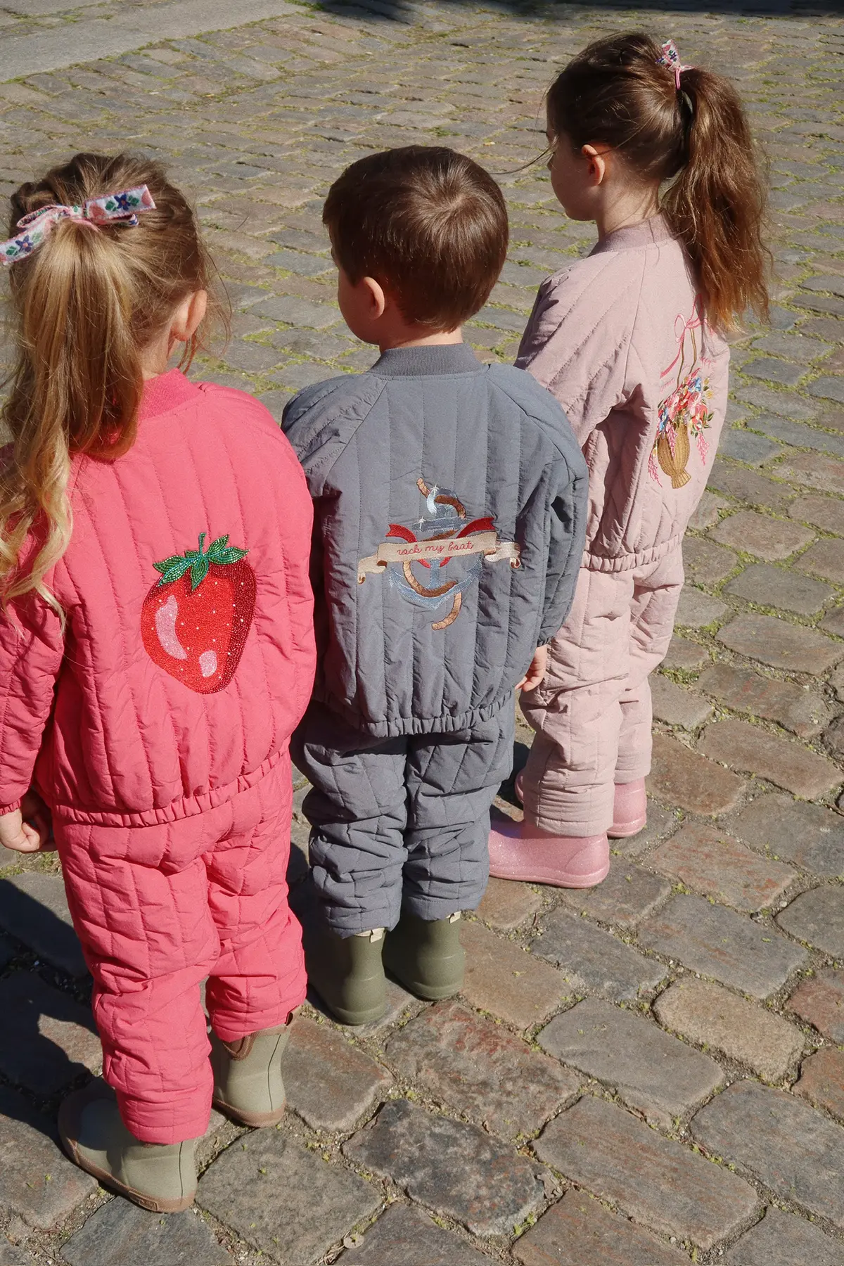 Konges Sløjd Bomberjacke Juno „Paillette / Raspberry Wine“