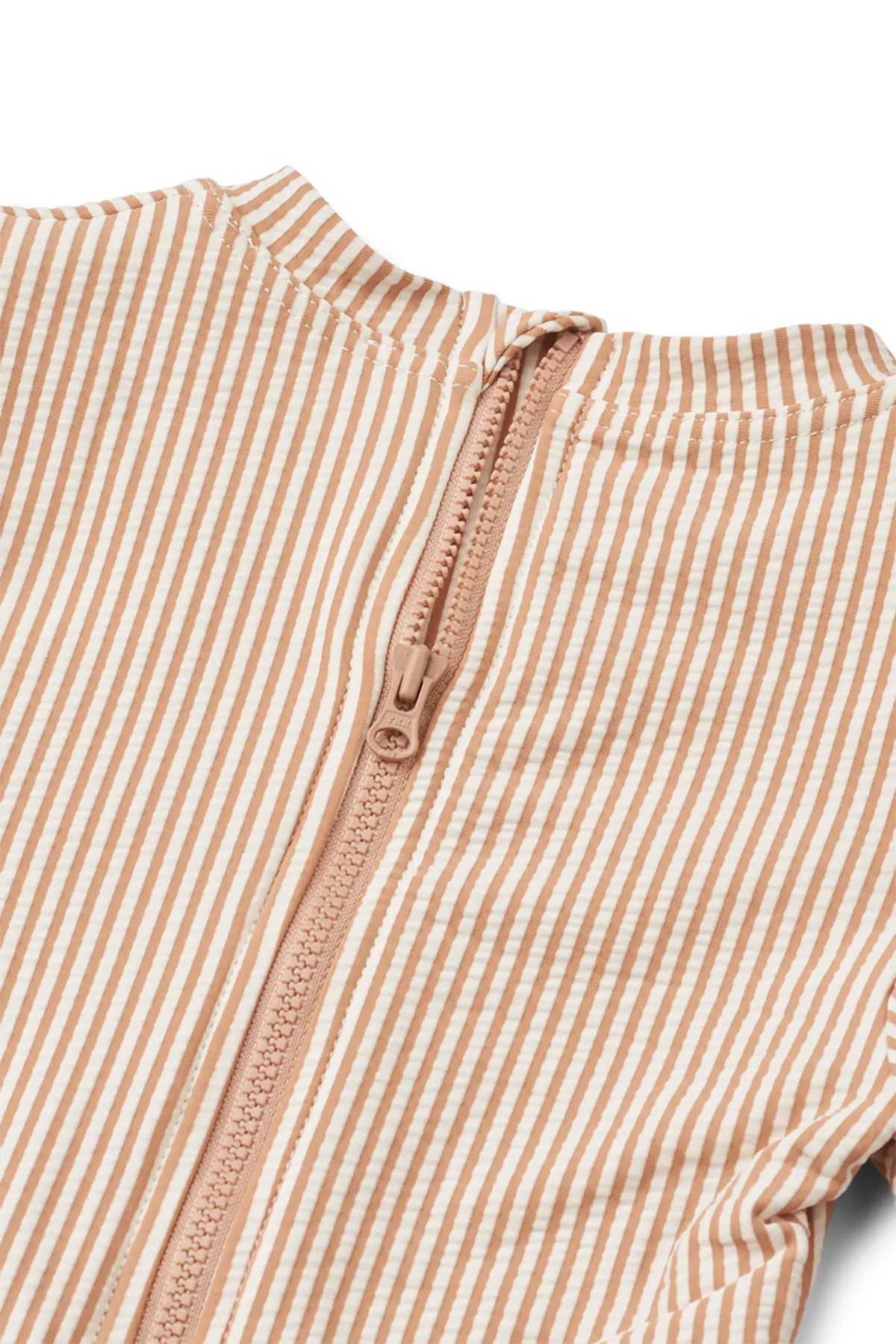 Liewood Baby Badeanzug Sille „Pale tuscany / Creme de la creme“, Seersucker