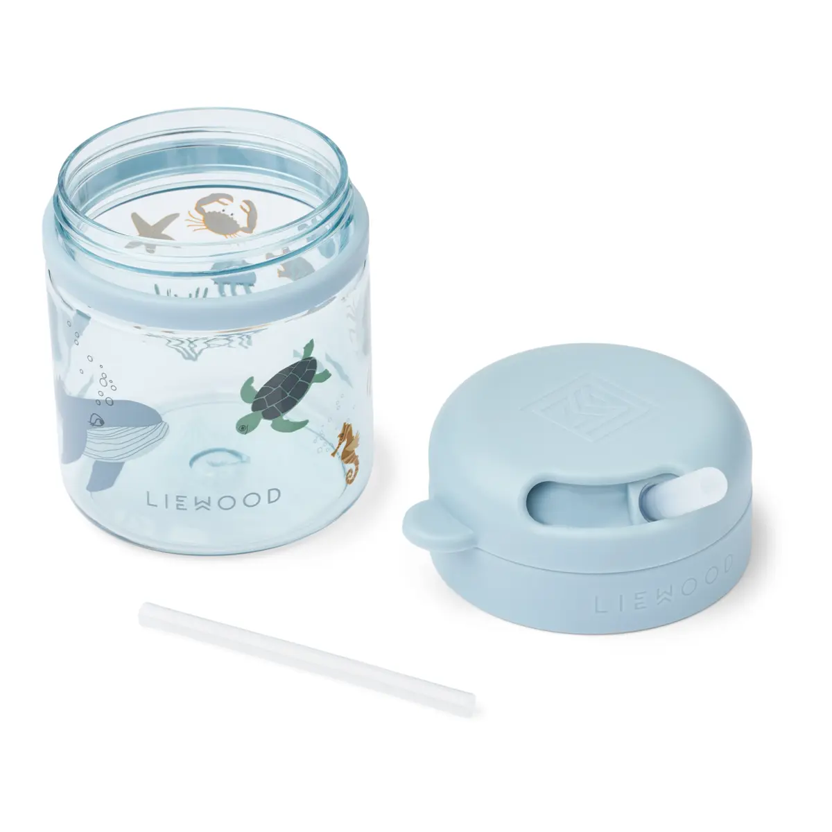 Liewood Trinkbecher Pavia „Sea creature / Sandy“ aus Tritan, 300ml