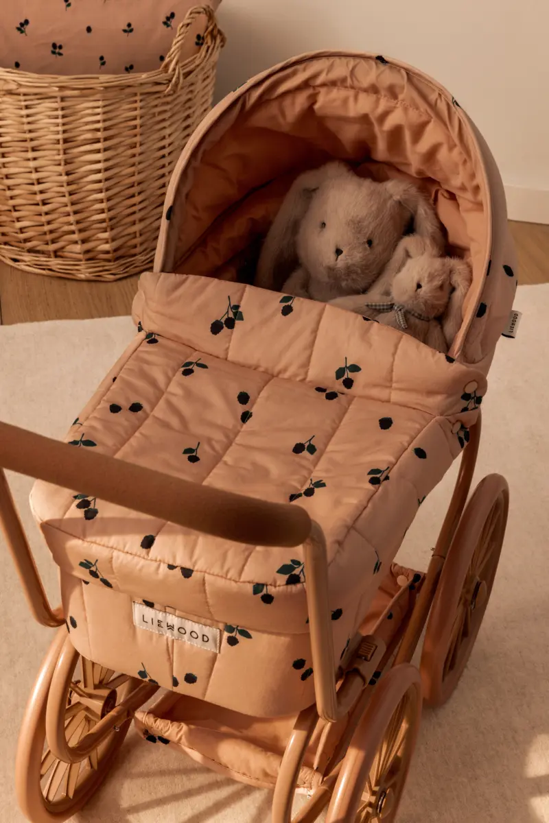 Liewood Kuschelhasen-Set Berto „Mommy & Me / Nebelgrau“ 23cm