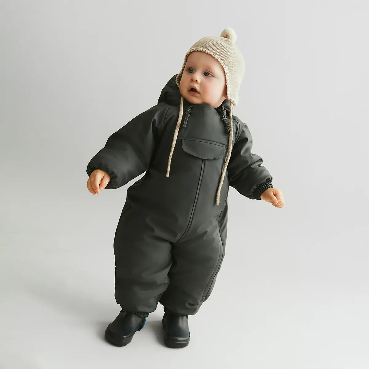 Wheat Baby-Winteranzug Evig „Dry Wood“