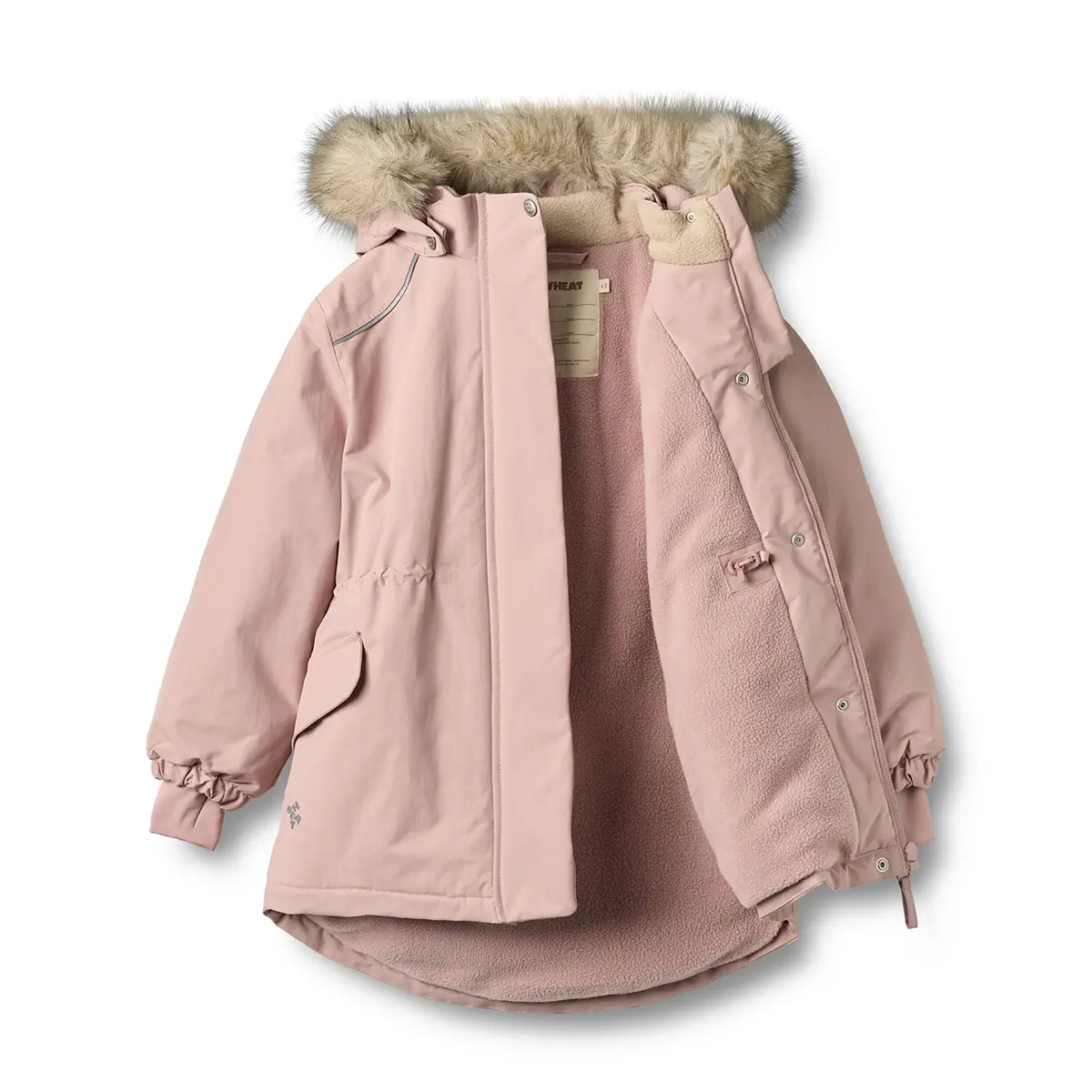Wheat Winterjacke Mathilde „Rose Powder“, A-förmig