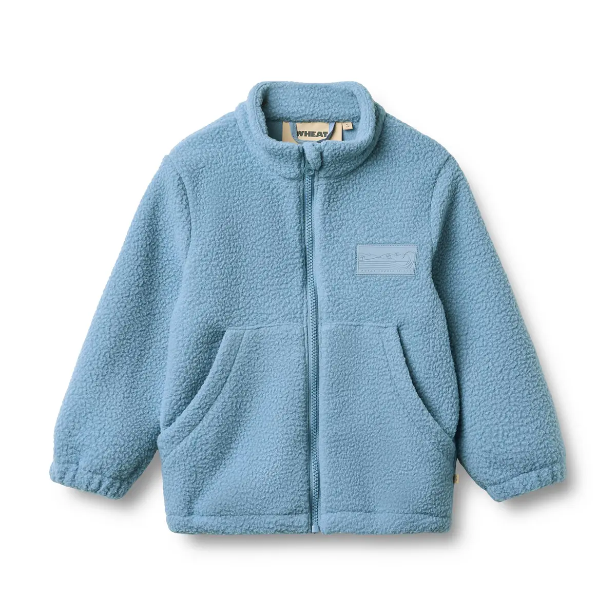 Wheat Fleece Kinderjacke Helge „Faded Denim“
