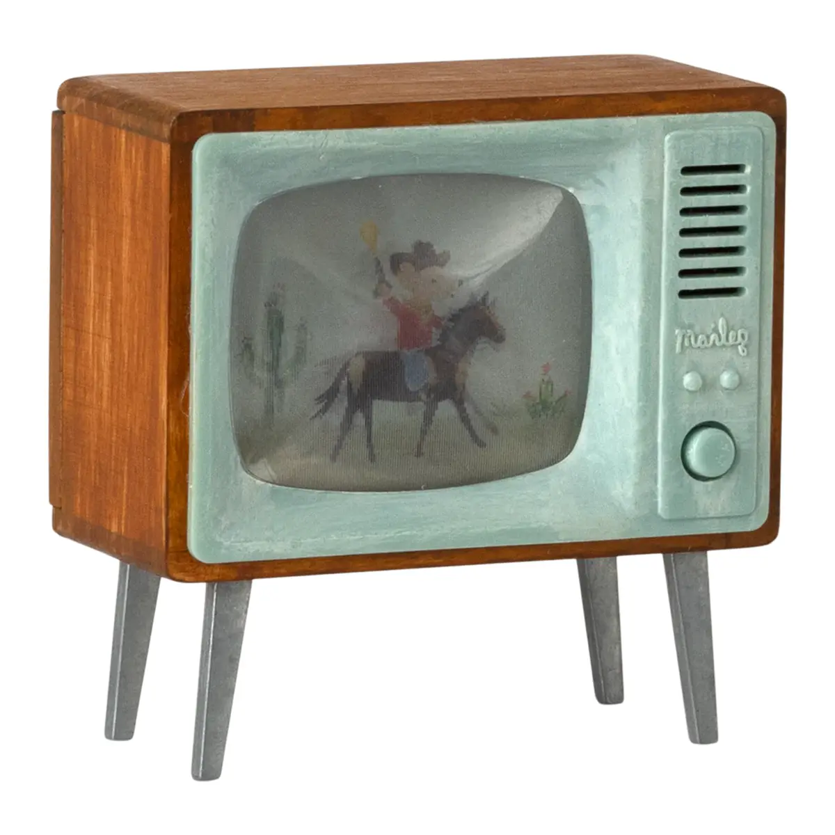 Maileg Puppenhaus Fernseher für Mäuse, mit LED