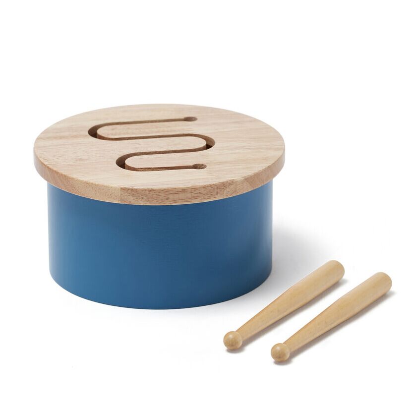 Kids Concept Trommel klein blau, Ø16,5cm