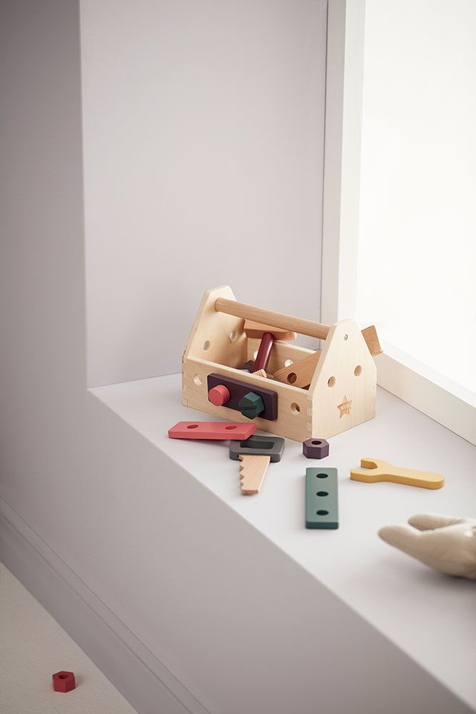 Kids Concept Werkzeugkiste aus Holz, 20-teilig, FSC-zertifiziert – Bild 6