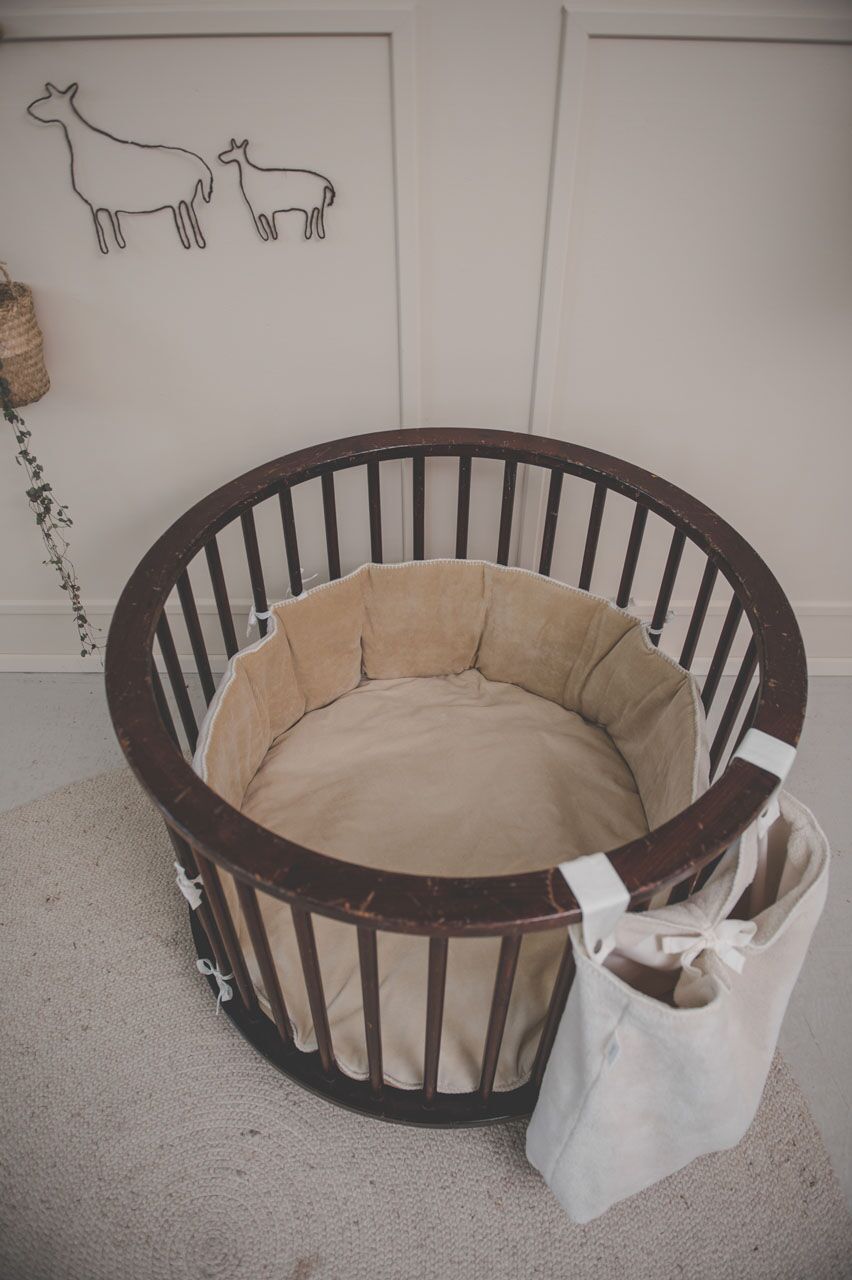 koeka runde Krabbeldecke Oddi „grain / warm white“ ø90cm – Bild 7