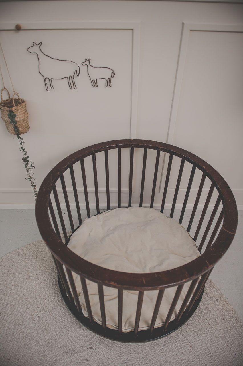 koeka runde Krabbeldecke Oddi „grain / warm white“ ø90cm – Bild 5