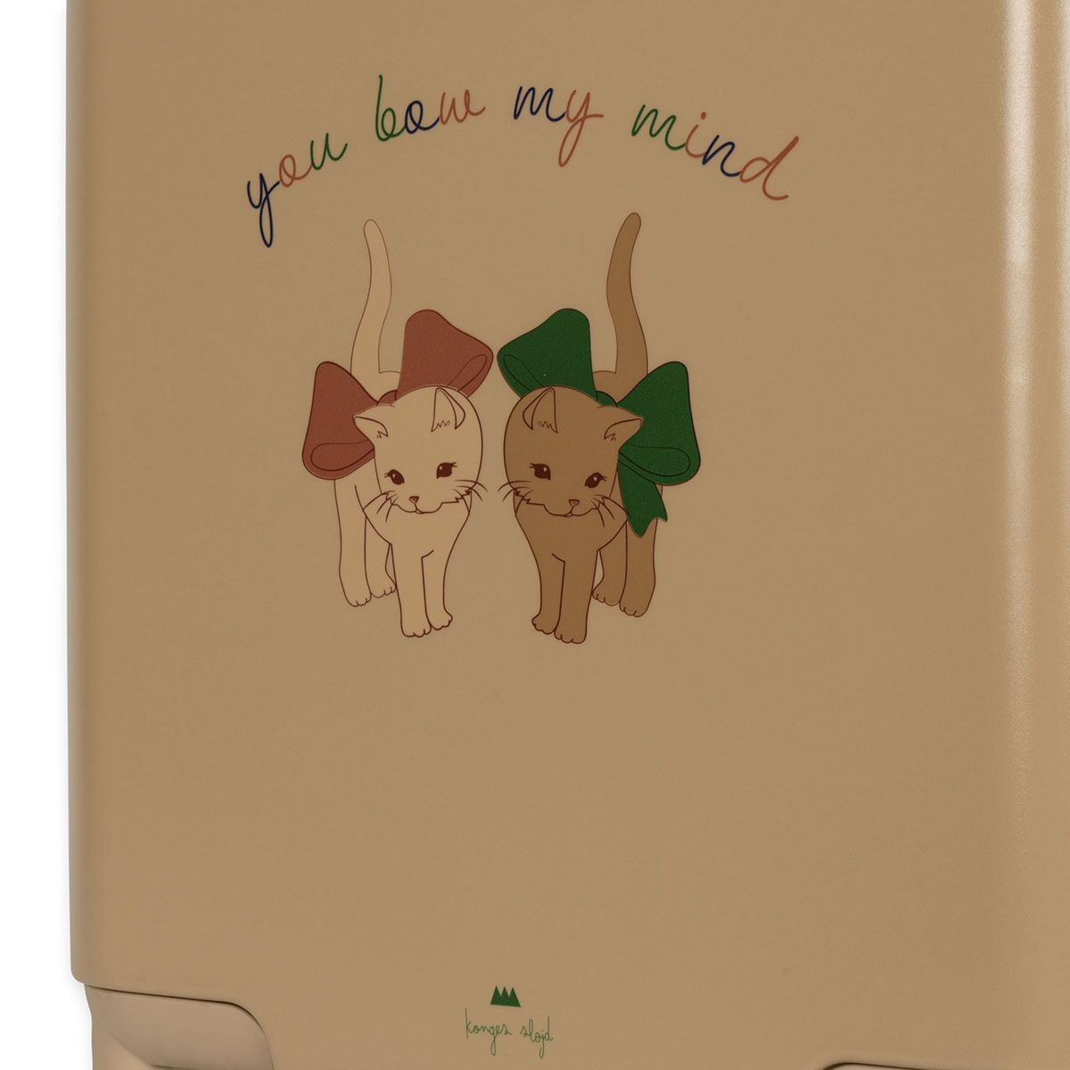 DELISTED Konges Sløjd Kinder-Handgepäckkoffer „Bow Kitty“, 25L, 45x31x21cm – Bild 5