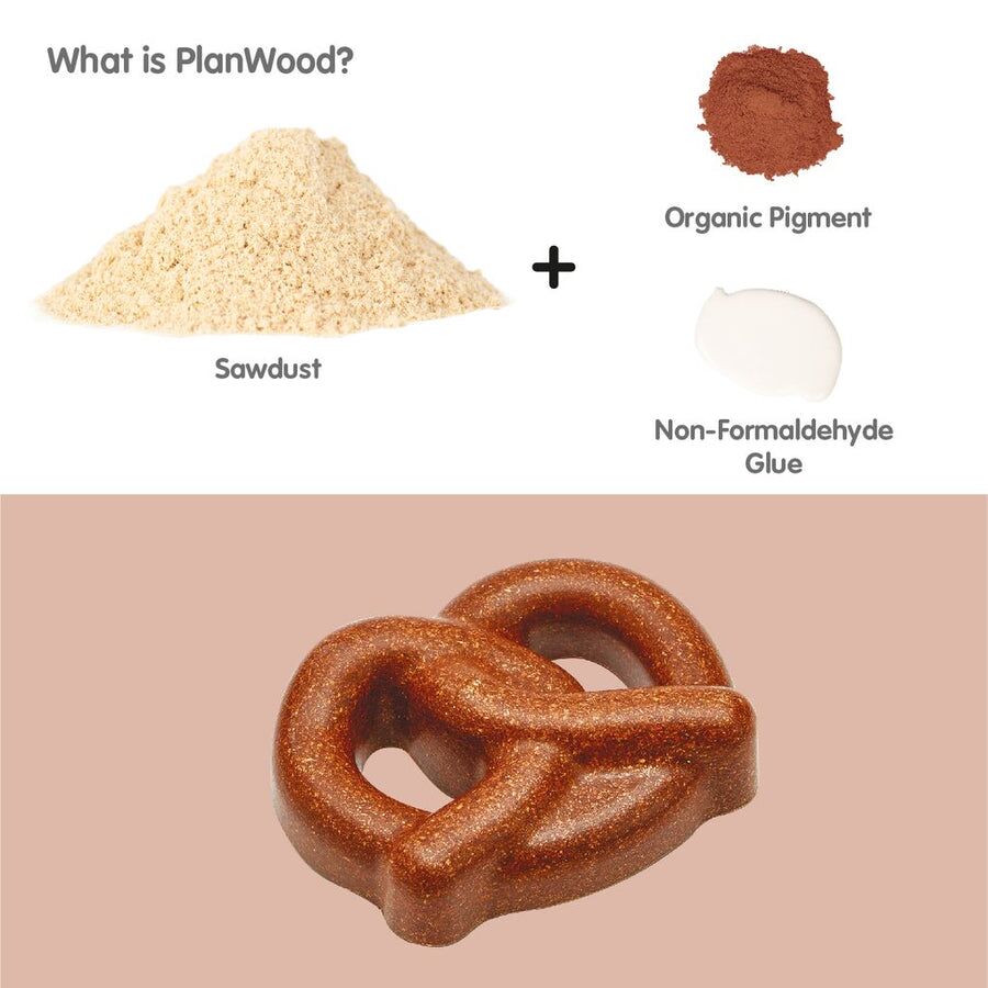 PlanToys Spielzeug Brot-Set aus Holz – Bild 3