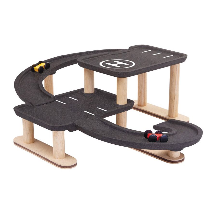 PlanToys Parkhaus Race N Play