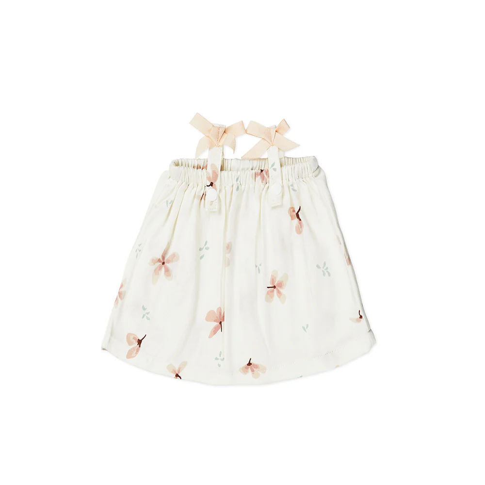 Cam Cam Puppenkleid „Windflower Creme“, GOTS