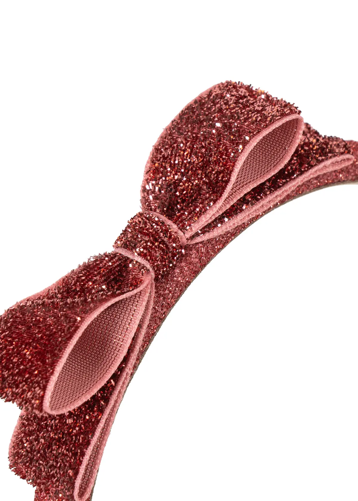 Konges Sløjd Samt-Haarreif „Rose glitter“ – Bild 3