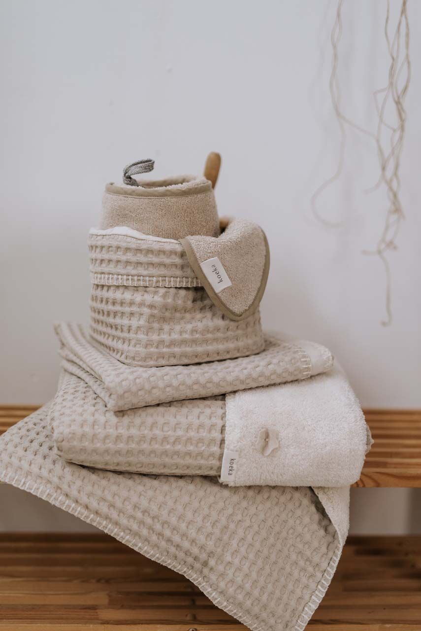 koeka Kinderdecke Oslo „sand : pebble“ 100x150cm Mood