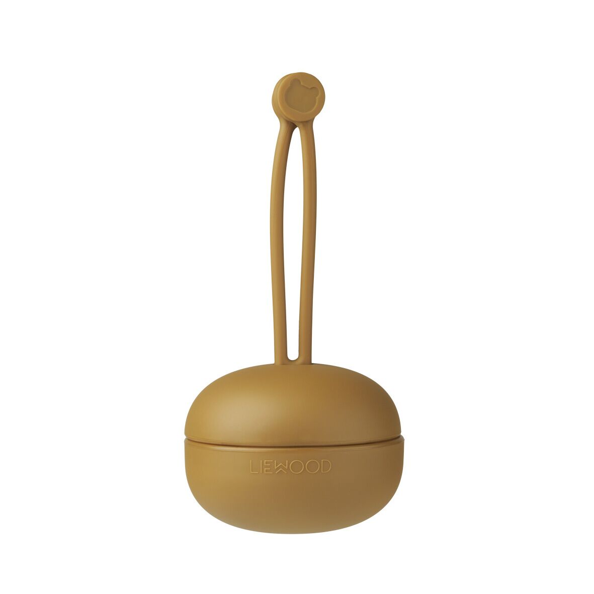 Liewood Philip Silikon Schnullerbox „Golden caramel“ 01