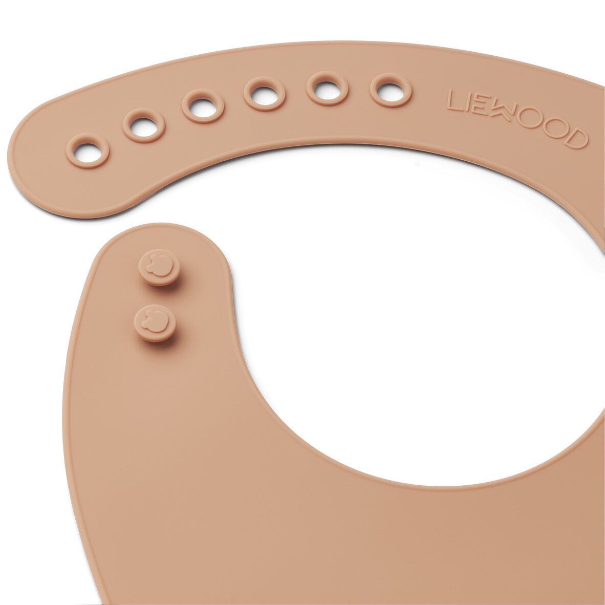 Liewood Tilda Silikon Lätzchen „Cat apple red / tuscany rose mix“, 2er Set – Bild 6