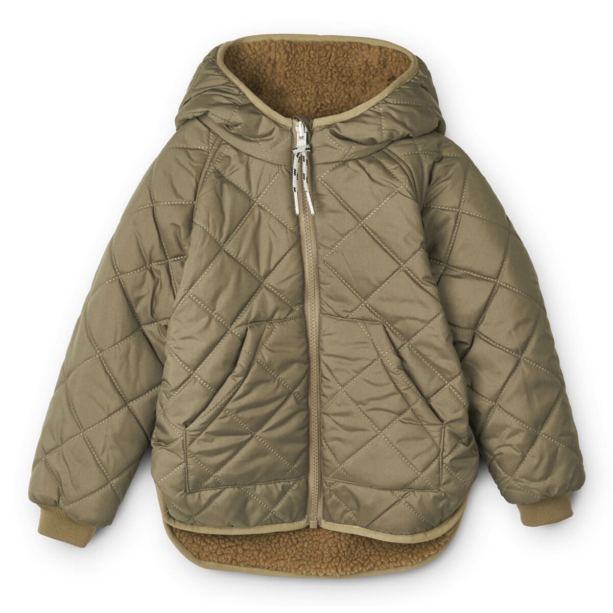 Liewood Jackson Thermo-Wendejacke für Kinder „Khaki“
