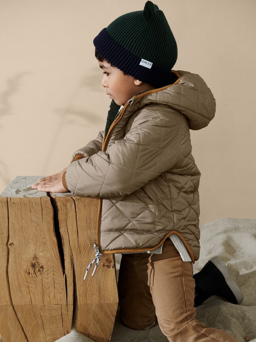 Liewood Jackson Thermo-Wendejacke für Kinder „Khaki“