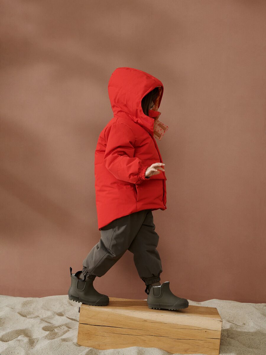 Liewood Paloma Daunenjacke für Kinder „Graphic stroke / tuscany rose“
