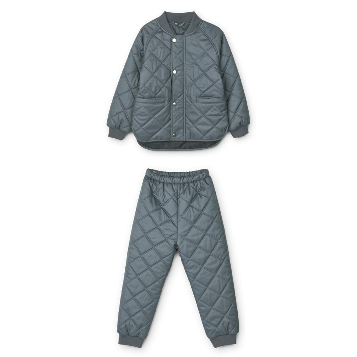 Liewood Scarlet Thermo-Set für Kinder „Whale blue“