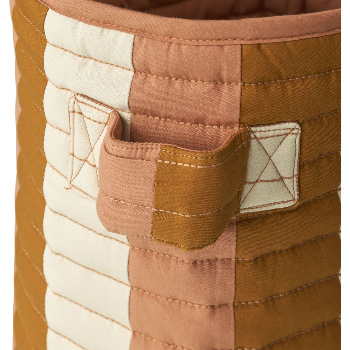 DELISTED Liewood Aufbewahrungskorb Ally „Stripe: Tuscany rose / Golden caramel / Sandy“, 25x30cm – Bild 2