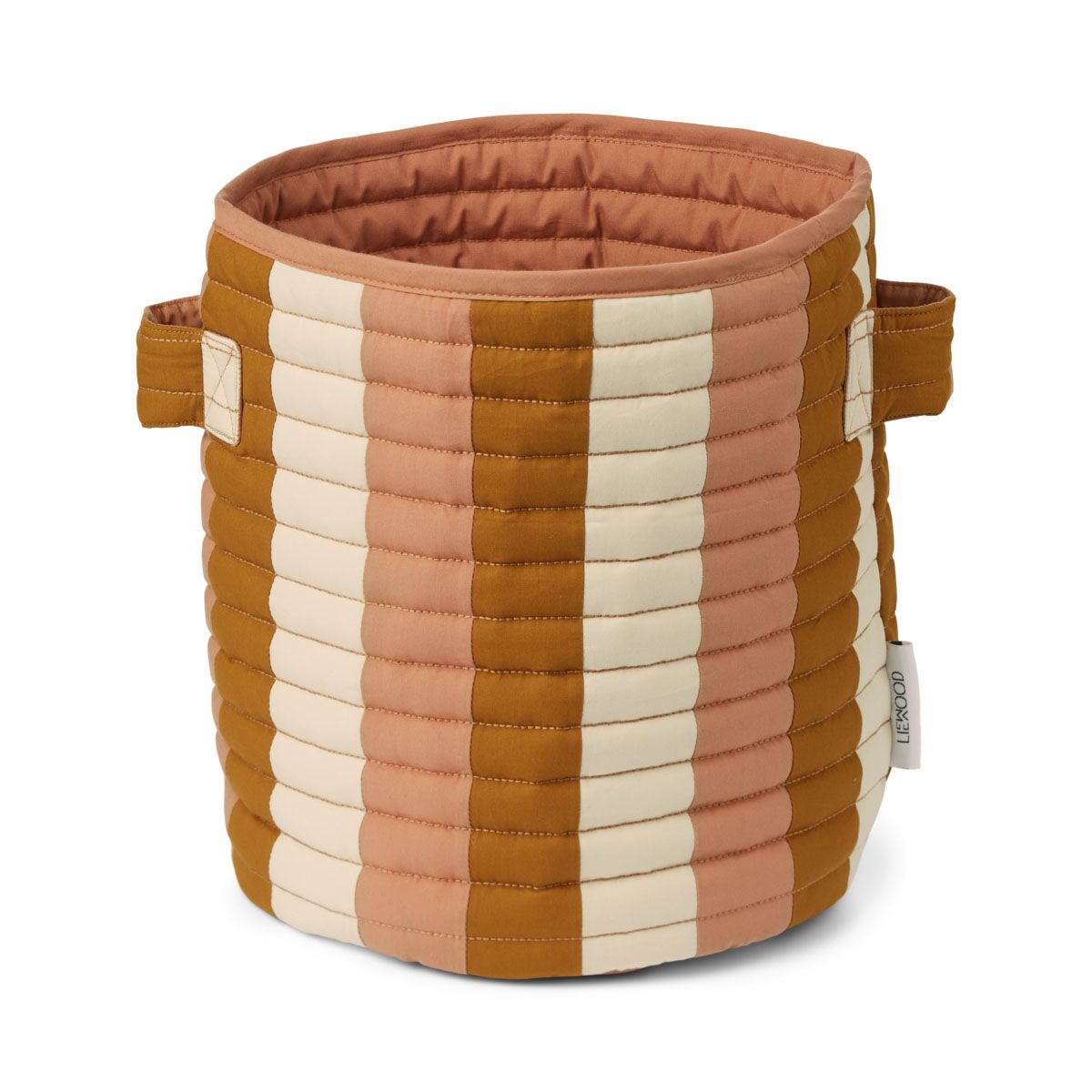 DELISTED Liewood Aufbewahrungskorb Ally „Stripe: Tuscany rose / Golden caramel / Sandy“, 25x30cm