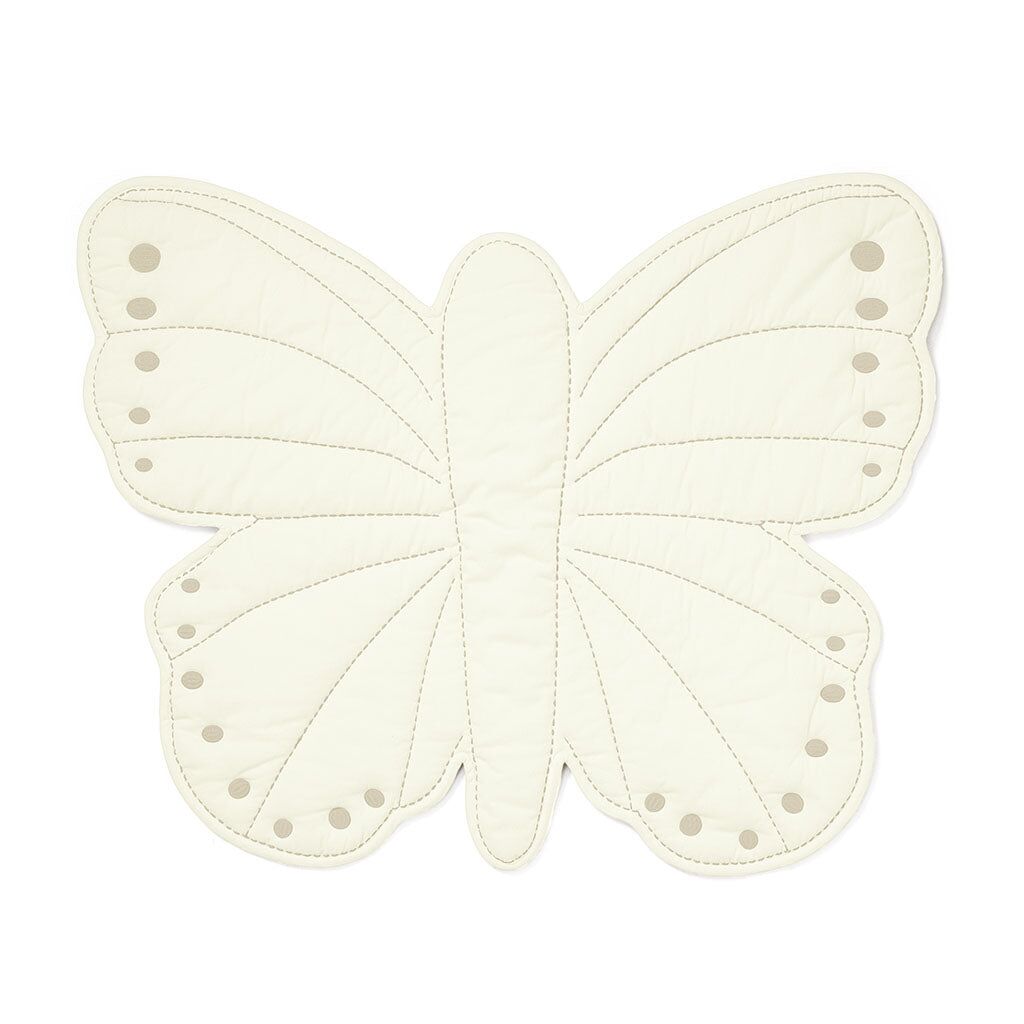Cam Cam Schmetterling-Spieldecke „Creme“, OCS, 80x105cm 01