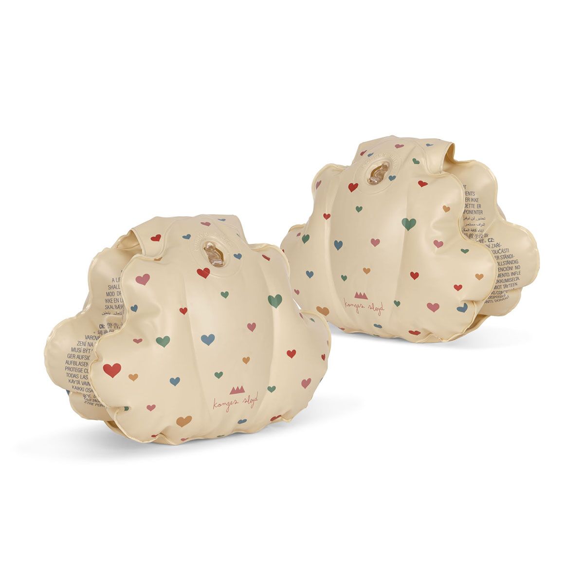 Konges Sløjd KS4885 - WATER WINGS SHELL - MULTI HEARTS - Extra 0