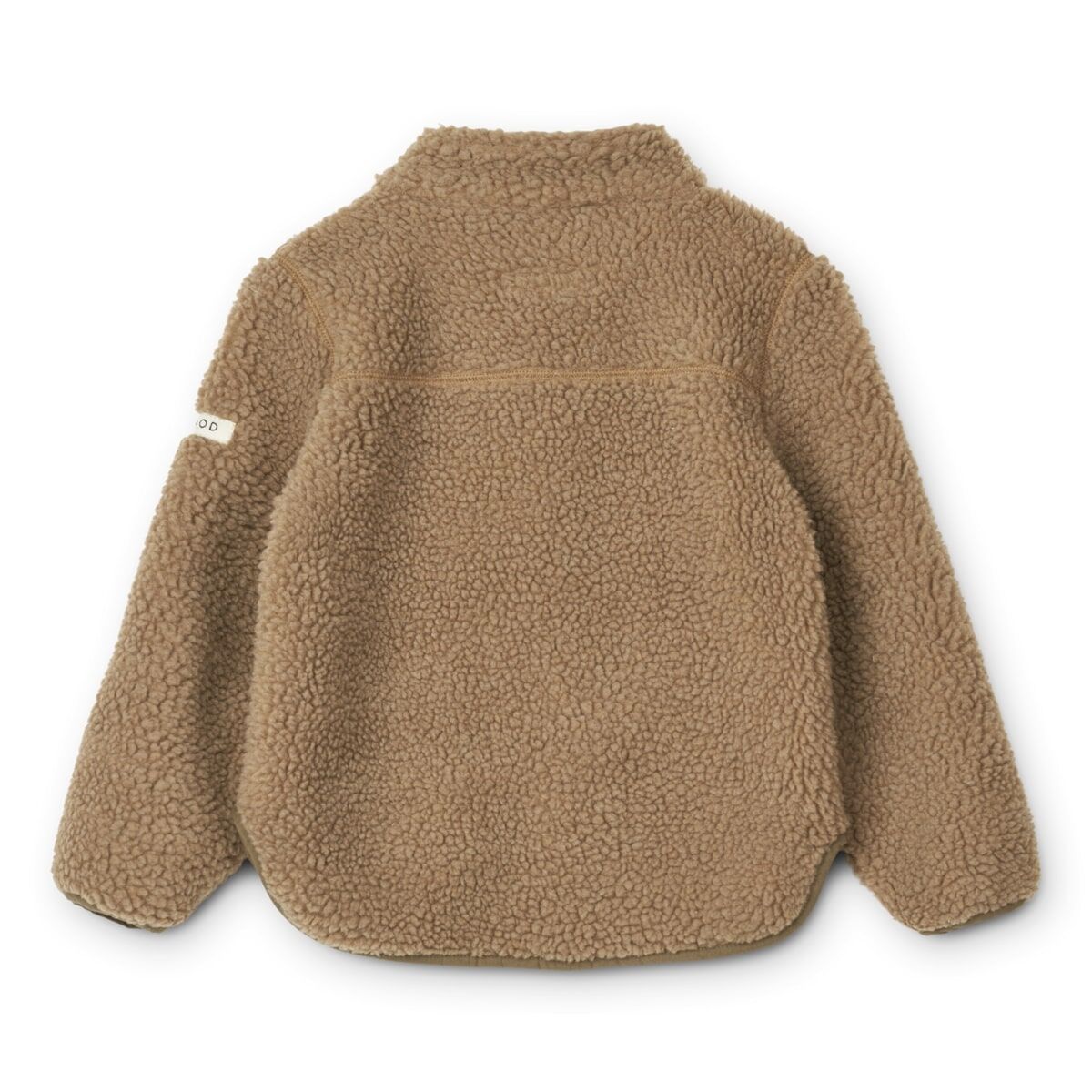 Liewood Ronja Flor Anorak „Oat“, Teddystoff, Gr. 80 – Bild 2