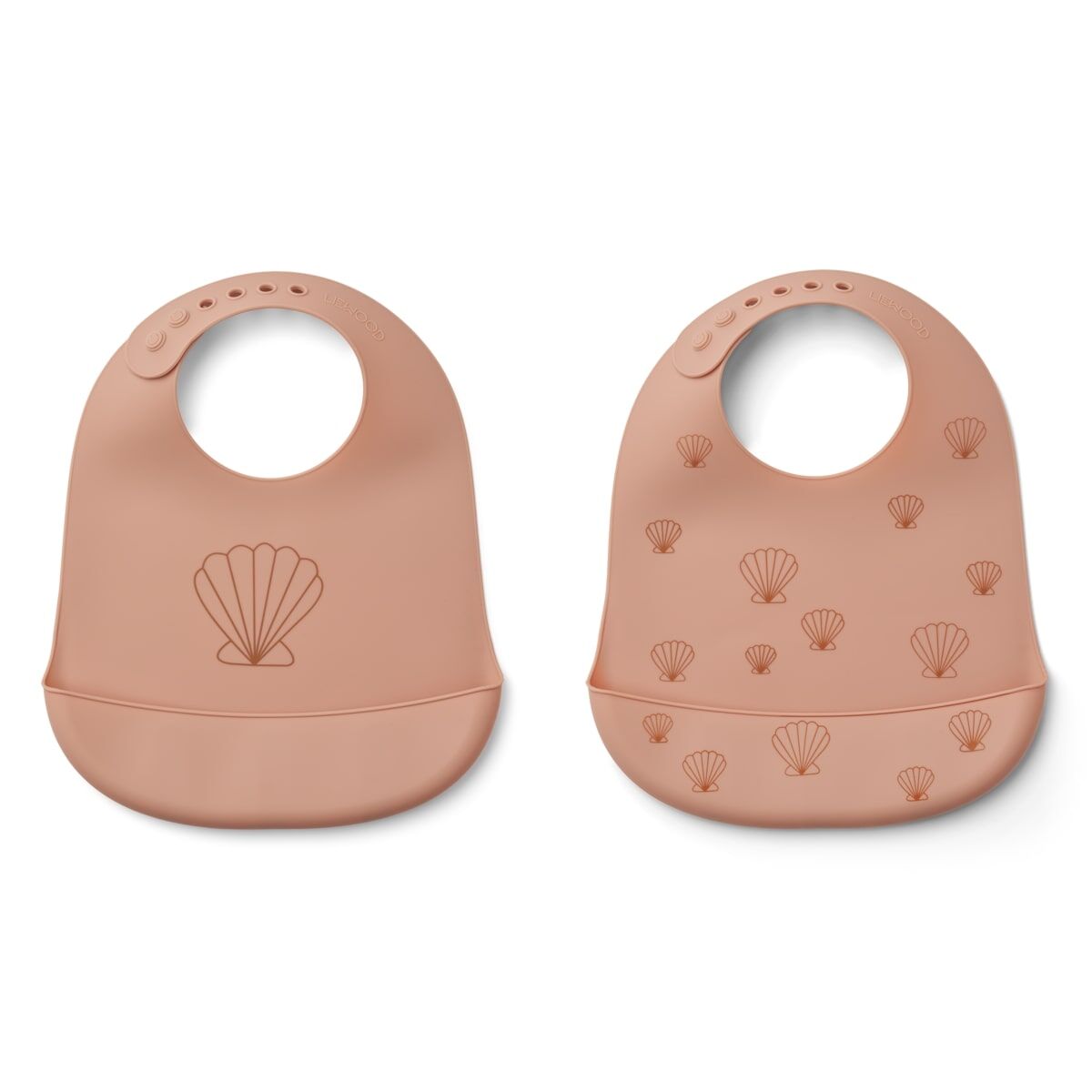Liewood Tilda Silikon Lätzchen „Sea shell : Pale tuscany“, 2er Set 01