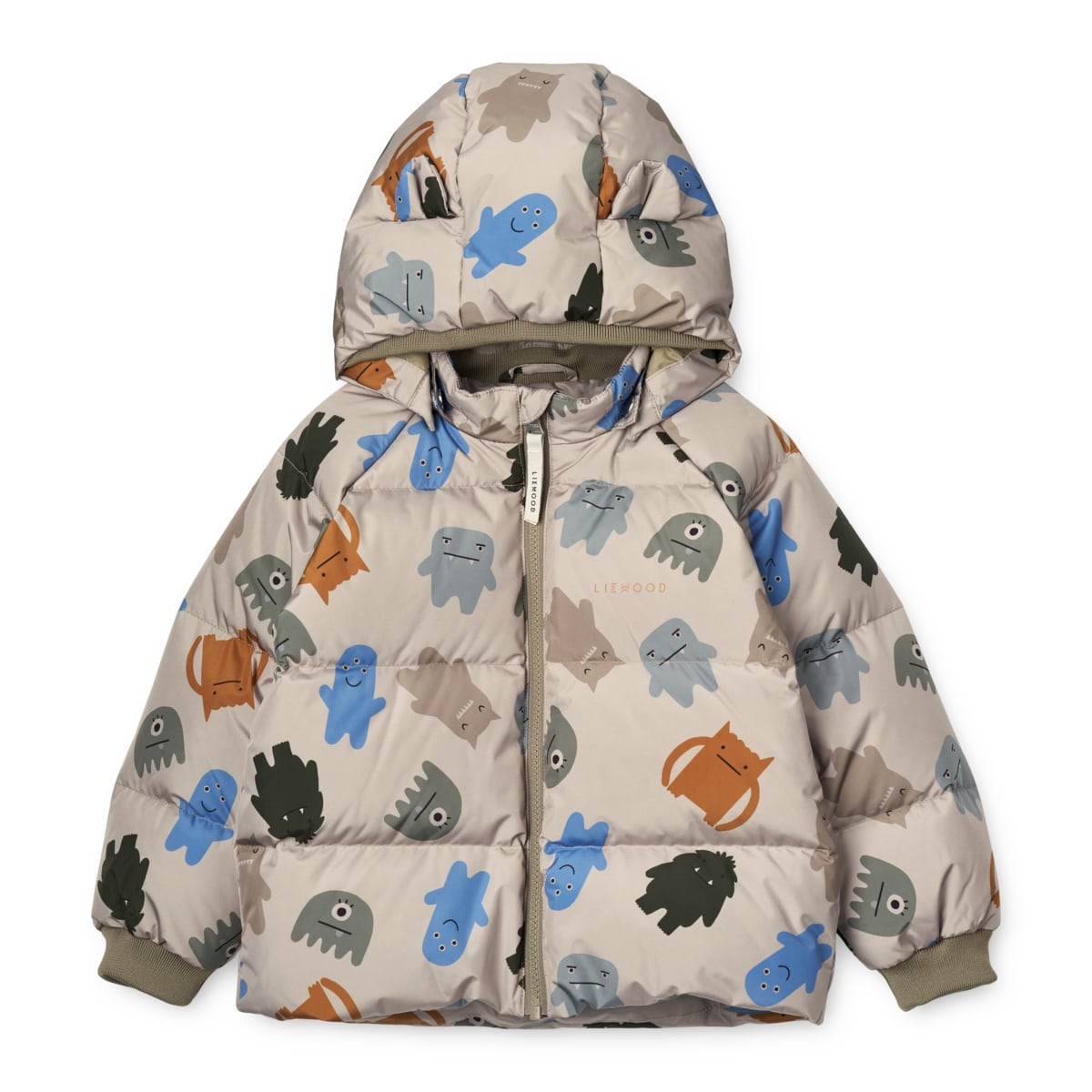 Liewood Polle Daunenjacke für Kinder „Monster / Koala“, Gr. 68-98